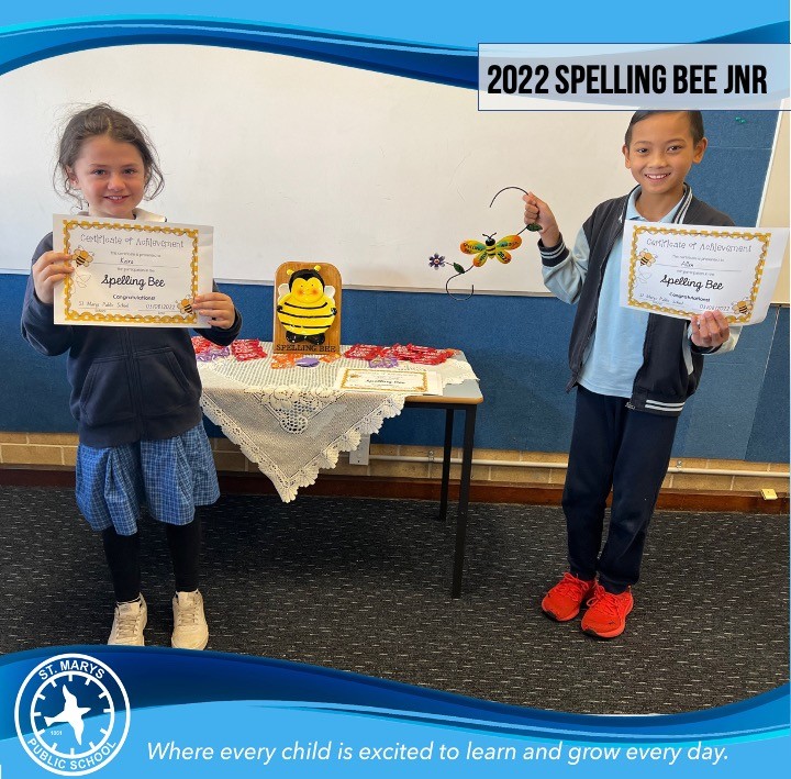 Our 2022 Junior Spelling Bee winners